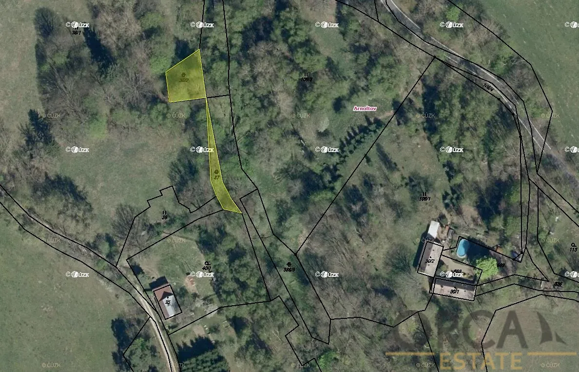 Prodej stavebního pozemku 599 m²